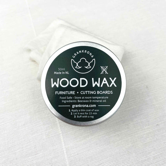 Wood wax by grankrona to care and maintain wooden furniture