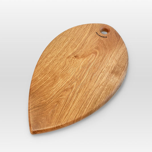 'Petal' serving board by grankrona made in european white oak wood